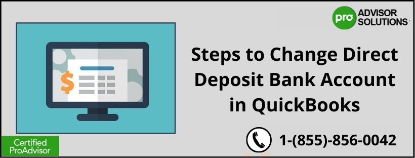 Change Direct Deposit Bank Account in QuickBooks