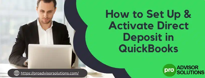 Set Up & Activate Direct Deposit in QuickBooks