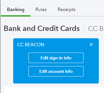 Edit Bank Account Info in QuickBooks