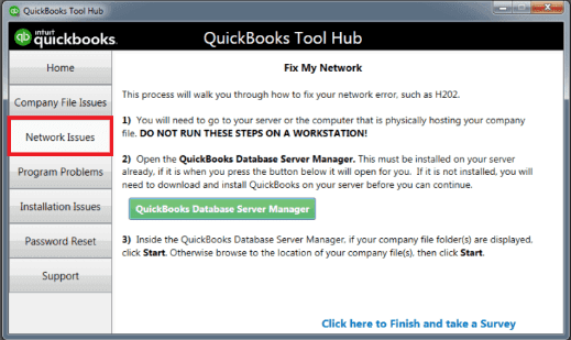 QuickBooks Database Server Manager