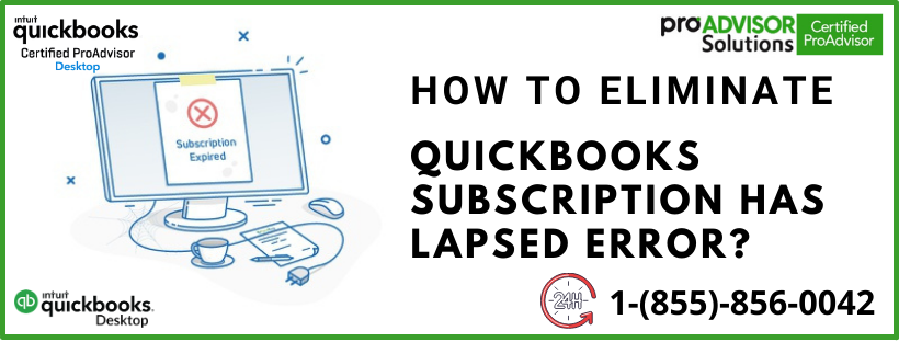 QuickBooks Subscription has Lapsed