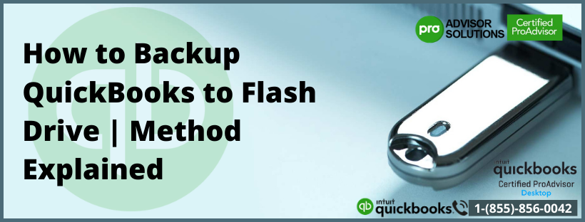 Backup QuickBooks to Flash Drive