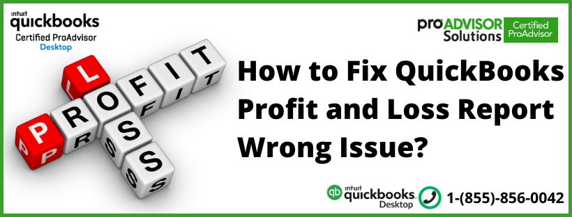 QuickBooks Profit and Loss Report Wrong