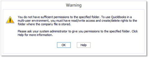 Solved Quickbooks Administrator Permissions Needed Issue