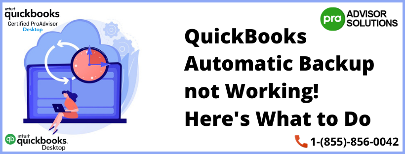 QuickBooks Scheduled Backup Failed