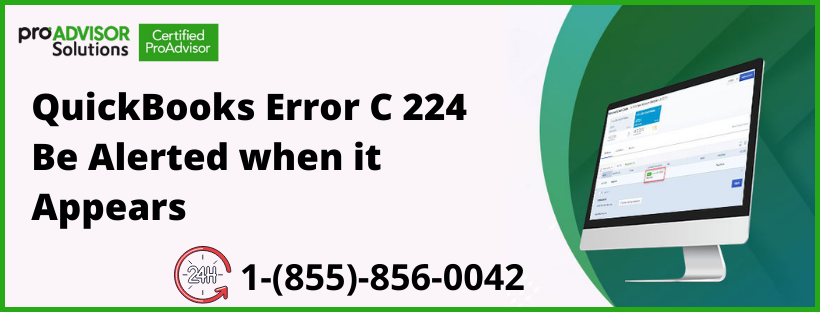 Error code C 224 QuickBooks