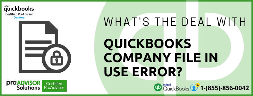 QuickBooks Company File in Use by Unknow User