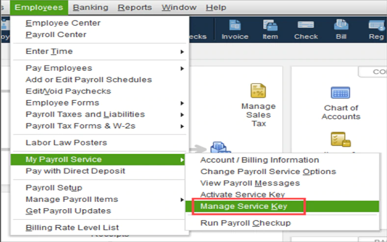 QuickBooks My Payroll Service