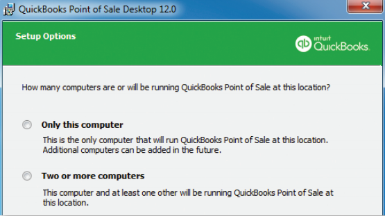 QuickBooks Point of Sale Setup Options