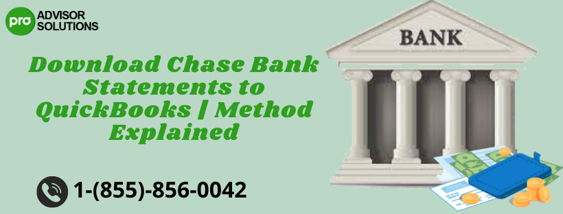 download chase bank statements into QuickBooks