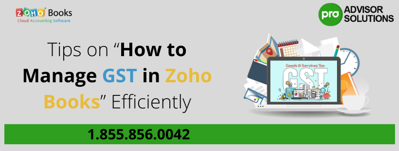 How to Manage GST in Zoho Books