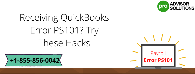 QuickBooks error Ps101