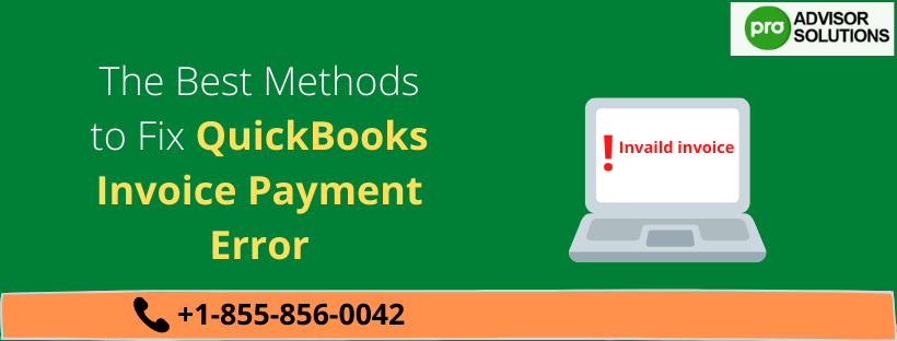 QuickBooks Invoice Payment Error