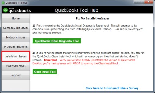 using QB clean install tool to fix QuickBooks Outlook Is Not Responding