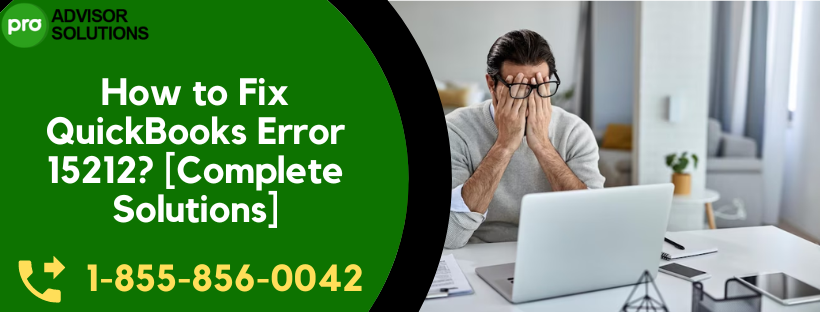 QuickBooks Error 15212