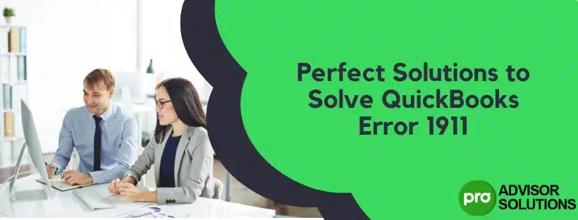 QuickBooks Error 1911