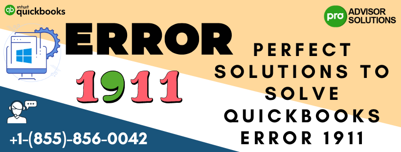 QuickBooks Error 1911