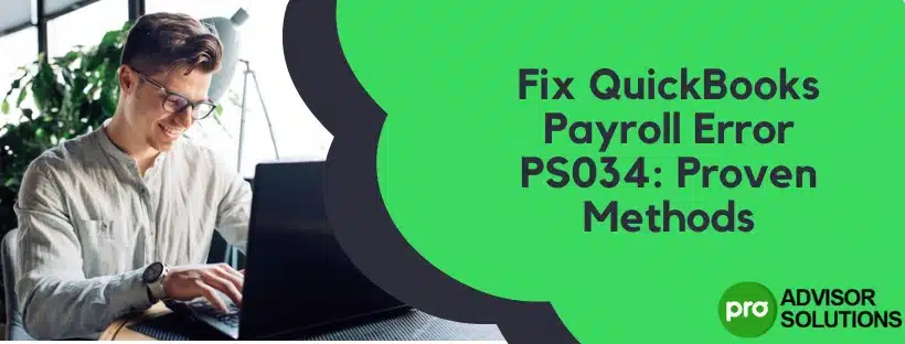 QuickBooks Payroll Error PS034