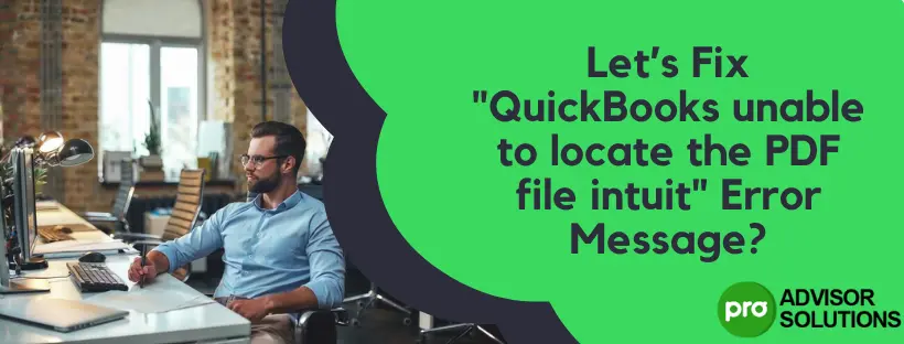 QuickBooks unable to locate the PDF file intuit