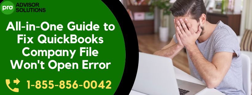 QuickBooks Company File Won't Open