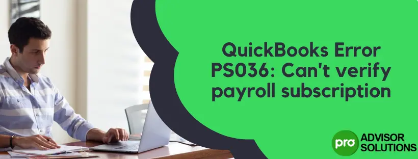 QuickBooks Error PS036