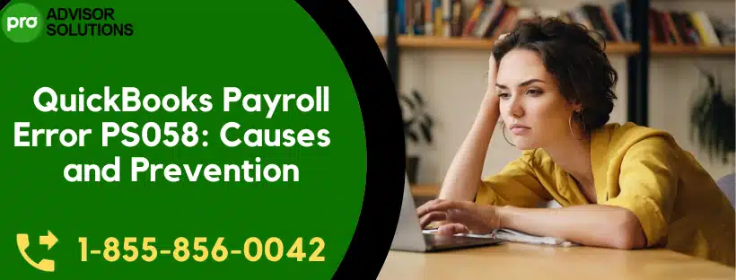 QuickBooks Payroll Error PS058