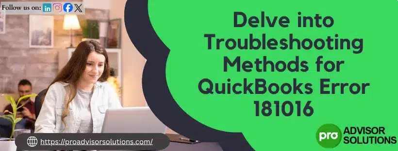 QuickBooks Error 181016