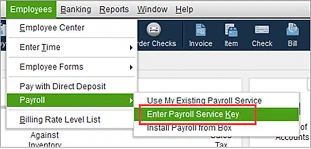 Payroll Service Key