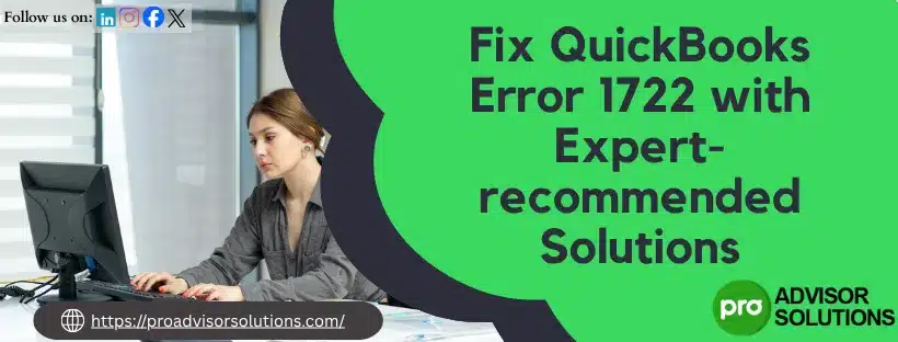 QuickBooks Error 1722
