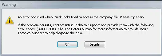 QuickBooks Error 6000 301