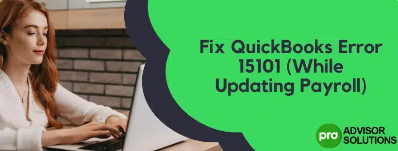 QuickBooks Error 15101