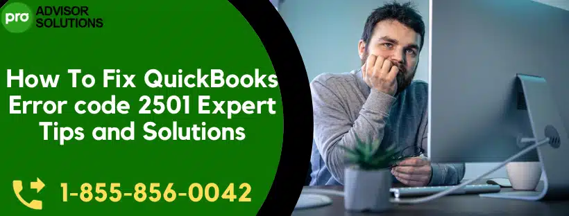 QuickBooks Error code 2501
