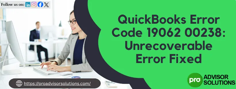 QuickBooks Error Code 19062 00238
