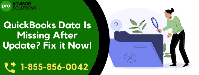 QuickBooks Data Is Missing After Update