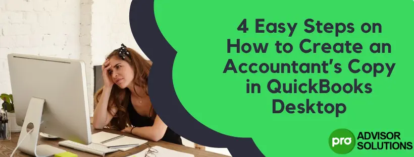 How to create an accountant's copy in QuickBooks Desktop