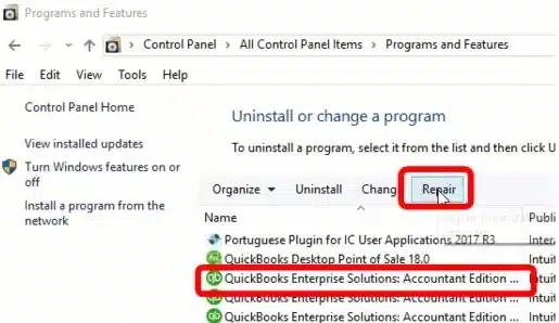 repair quickbooks