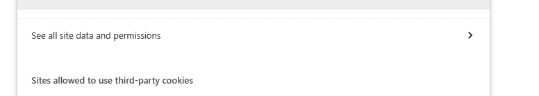 See all site data and permissions