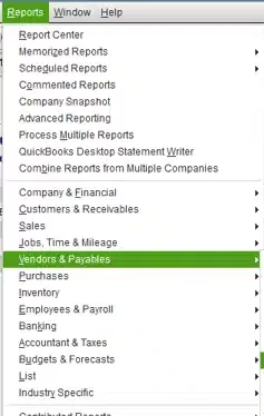 vendors and payables