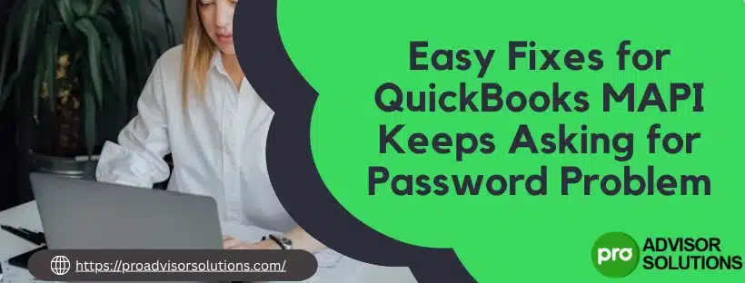 QuickBooks MAPI Keeps Asking for Password