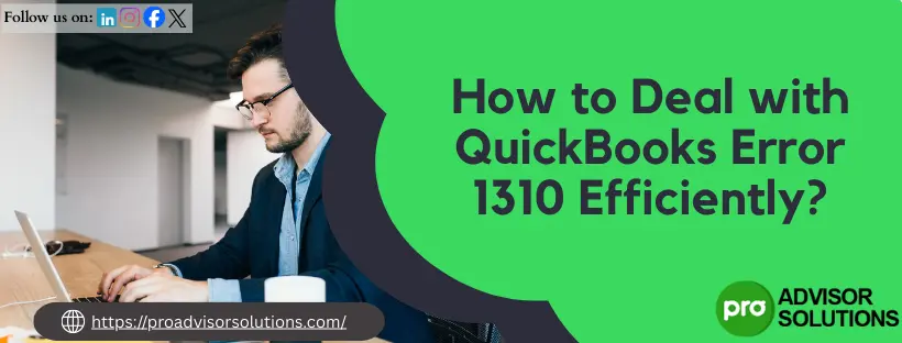 QuickBooks Error 1310