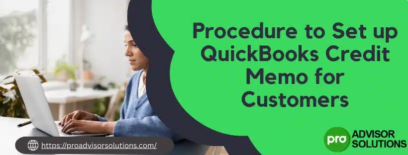 QuickBooks Credit Memo