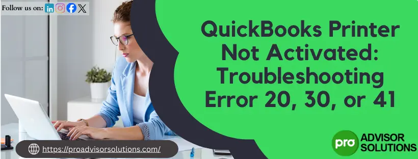 QuickBooks Printer Not Activated